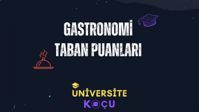 2024 Gastronomi ve Mutfak Sanatları Taban Puanları