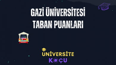 2024 Gazi Üniversitesi (GÜ) Taban Puanları