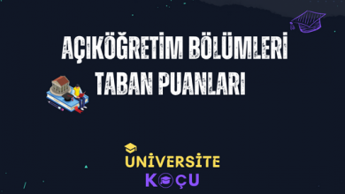 2 Yıllık Açıköğretim Bölümleri